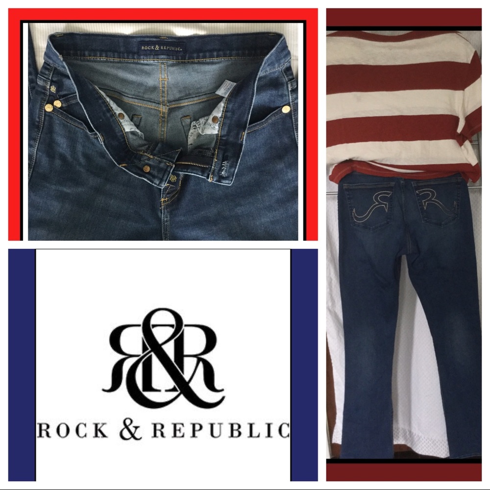 Rock Republic Denim Rx Kendra curvy boot jeans 12